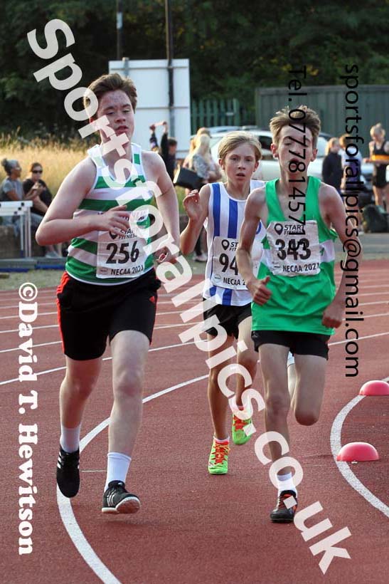 1500 metres, 2021 North East Grand Prix 5, Monkton, Wednesday, July 21st. Photo: David T. Hewitson/Sports for All Pics